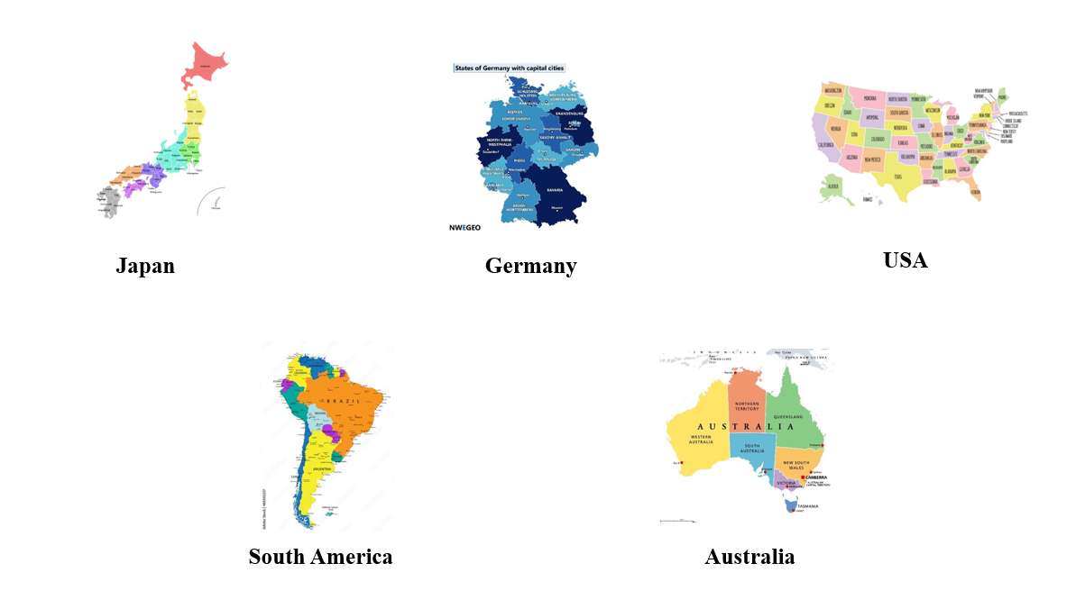 Key Markets Map